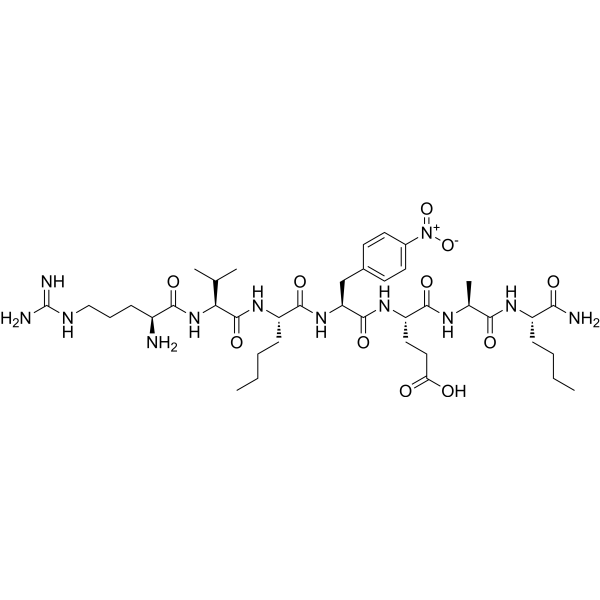 Arg-Val-(Nle-p-nitro)-Phe-Glu-Ala-Nle-NH2 130877-92-8